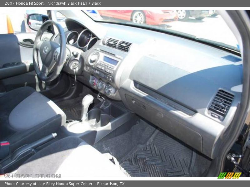 Nighthawk Black Pearl / Black 2007 Honda Fit Sport
