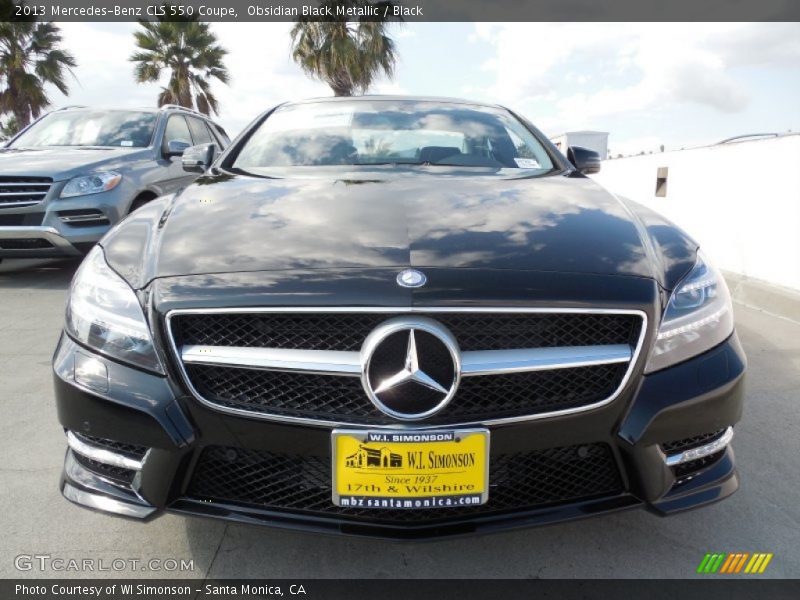 Obsidian Black Metallic / Black 2013 Mercedes-Benz CLS 550 Coupe