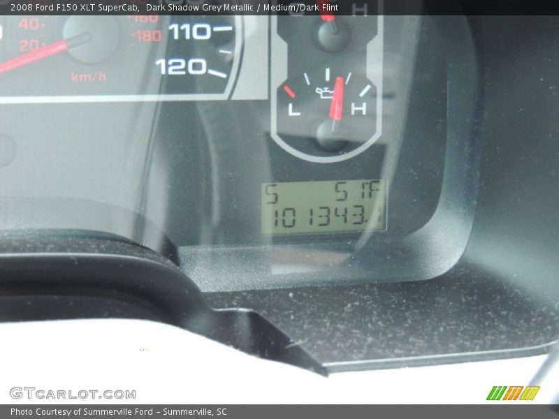 Dark Shadow Grey Metallic / Medium/Dark Flint 2008 Ford F150 XLT SuperCab