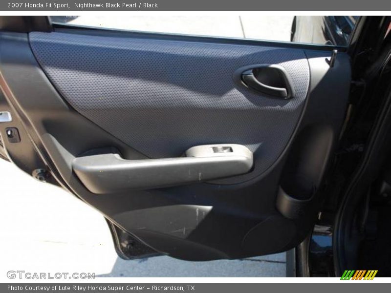 Nighthawk Black Pearl / Black 2007 Honda Fit Sport