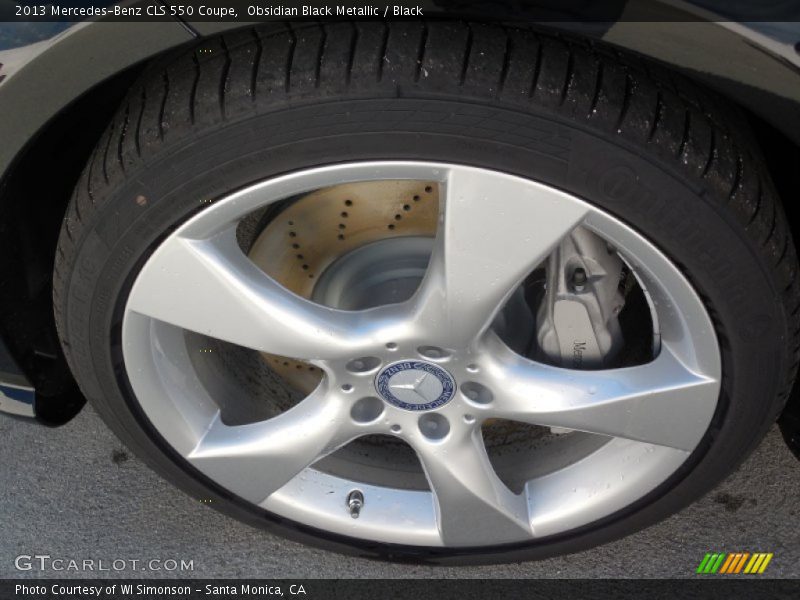 Obsidian Black Metallic / Black 2013 Mercedes-Benz CLS 550 Coupe