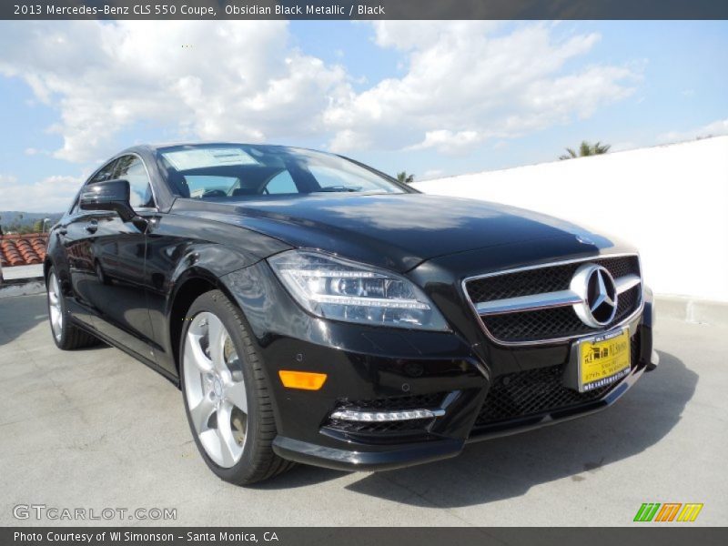 Obsidian Black Metallic / Black 2013 Mercedes-Benz CLS 550 Coupe