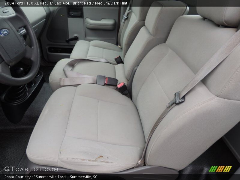 Bright Red / Medium/Dark Flint 2004 Ford F150 XL Regular Cab 4x4