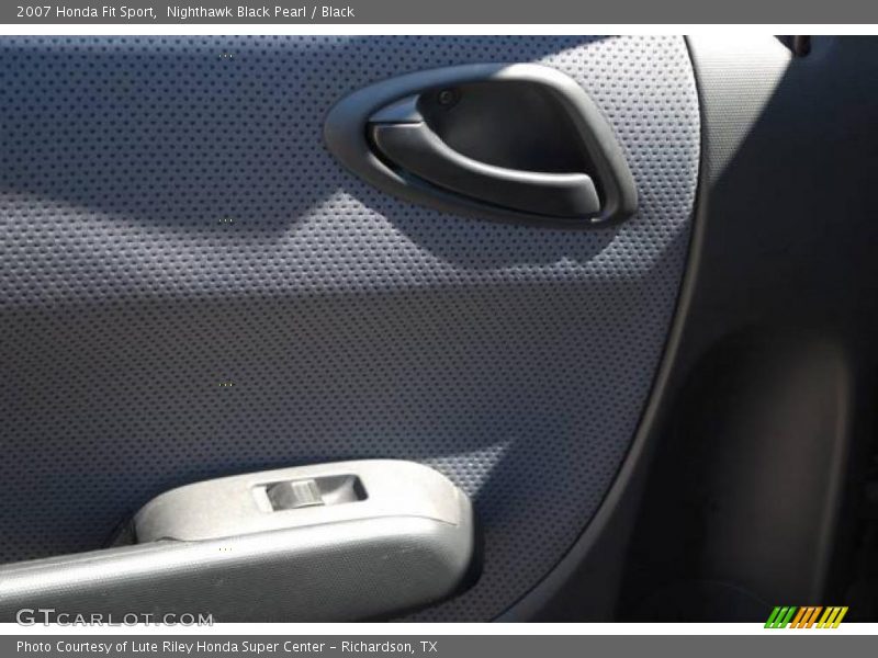 Nighthawk Black Pearl / Black 2007 Honda Fit Sport