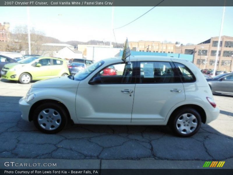 Cool Vanilla White / Pastel Slate Gray 2007 Chrysler PT Cruiser