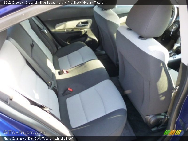 Blue Topaz Metallic / Jet Black/Medium Titanium 2012 Chevrolet Cruze LS