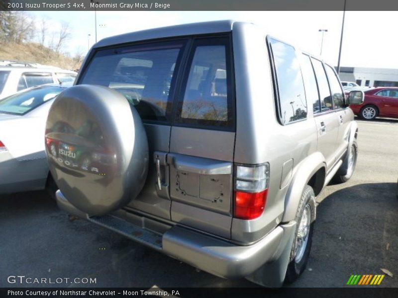 Moonmist Gray Mica / Beige 2001 Isuzu Trooper S 4x4