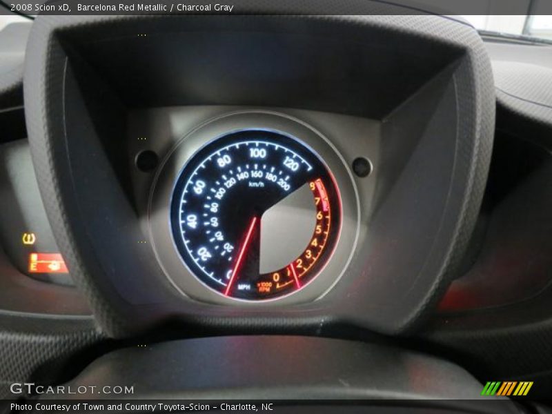Barcelona Red Metallic / Charcoal Gray 2008 Scion xD