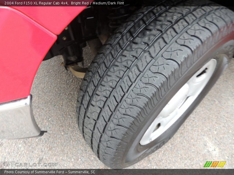 Bright Red / Medium/Dark Flint 2004 Ford F150 XL Regular Cab 4x4