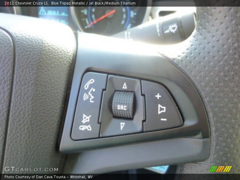 Blue Topaz Metallic / Jet Black/Medium Titanium 2012 Chevrolet Cruze LS