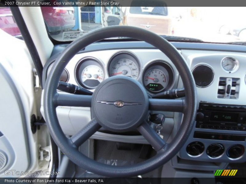 Cool Vanilla White / Pastel Slate Gray 2007 Chrysler PT Cruiser