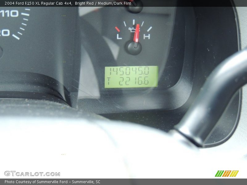 Bright Red / Medium/Dark Flint 2004 Ford F150 XL Regular Cab 4x4