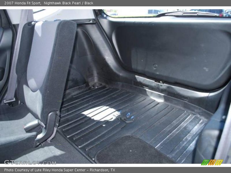 Nighthawk Black Pearl / Black 2007 Honda Fit Sport