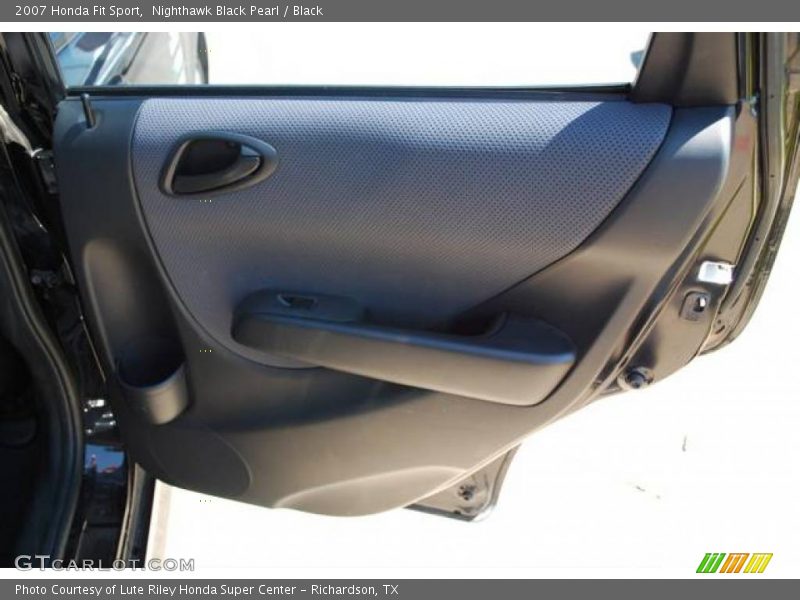 Nighthawk Black Pearl / Black 2007 Honda Fit Sport