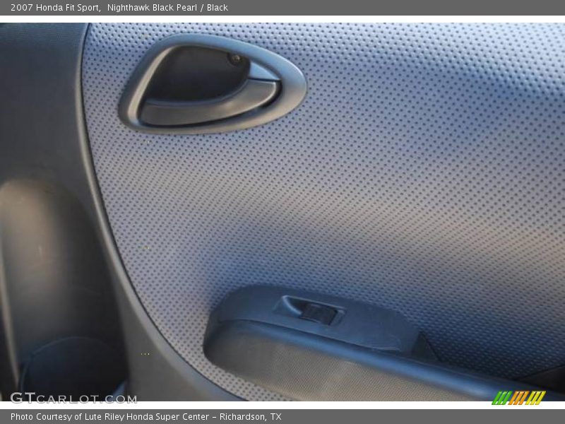 Nighthawk Black Pearl / Black 2007 Honda Fit Sport