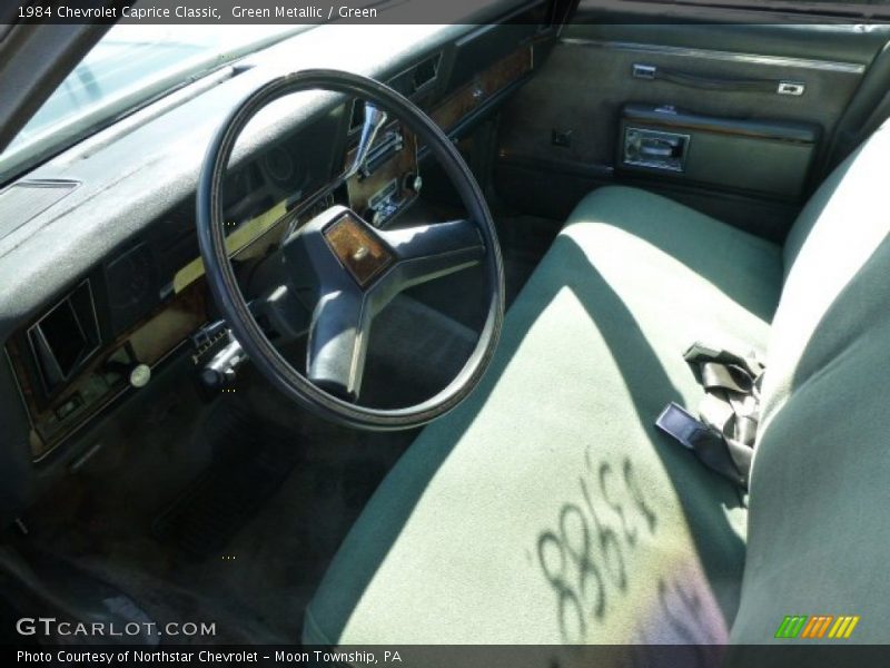 Green Metallic / Green 1984 Chevrolet Caprice Classic