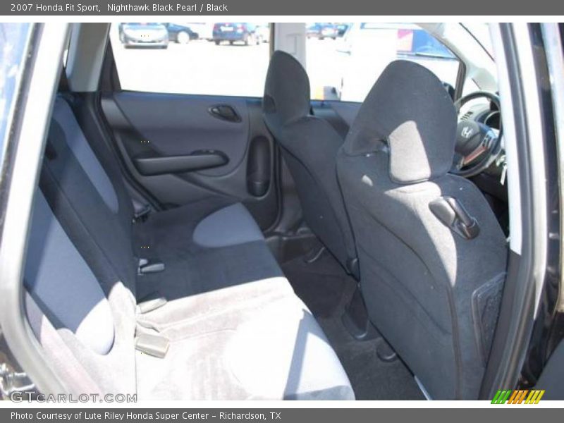 Nighthawk Black Pearl / Black 2007 Honda Fit Sport
