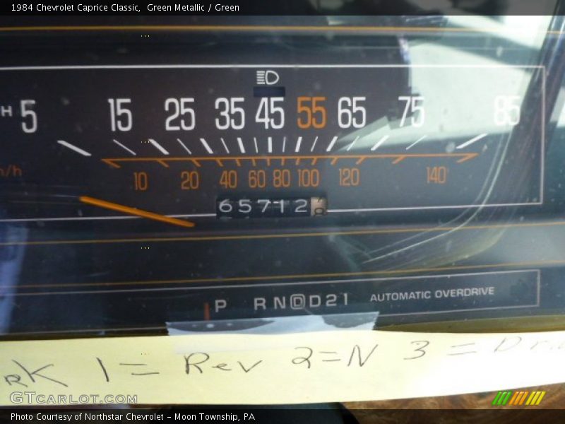 Green Metallic / Green 1984 Chevrolet Caprice Classic