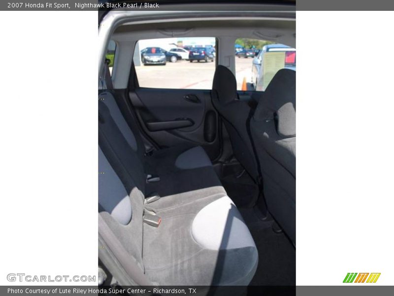 Nighthawk Black Pearl / Black 2007 Honda Fit Sport
