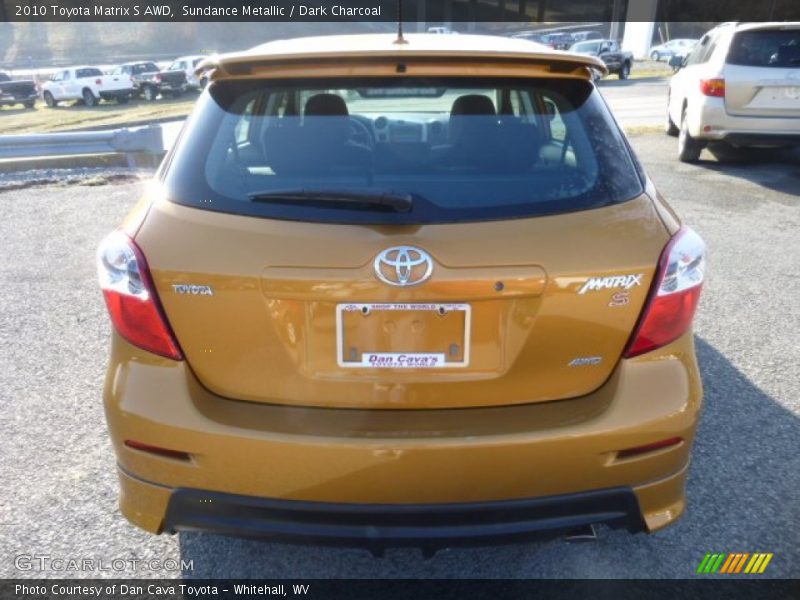 Sundance Metallic / Dark Charcoal 2010 Toyota Matrix S AWD