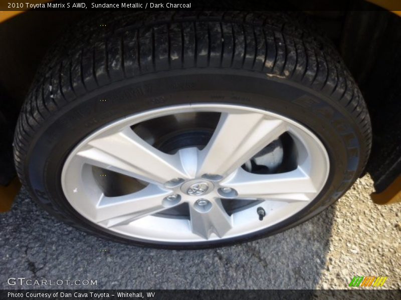 Sundance Metallic / Dark Charcoal 2010 Toyota Matrix S AWD