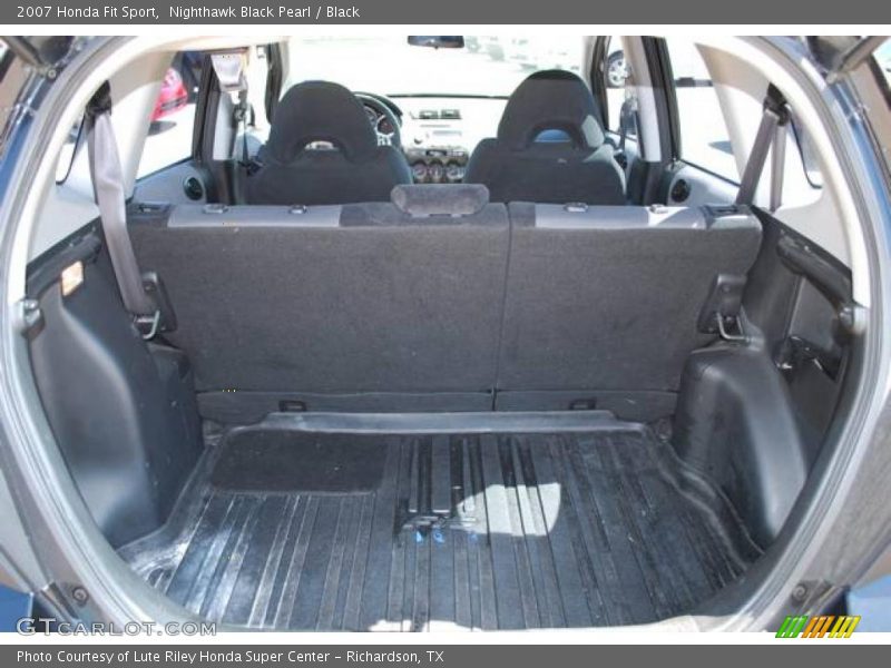 Nighthawk Black Pearl / Black 2007 Honda Fit Sport