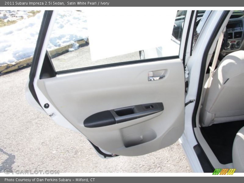 Satin White Pearl / Ivory 2011 Subaru Impreza 2.5i Sedan