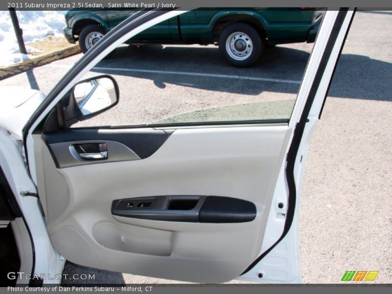 Satin White Pearl / Ivory 2011 Subaru Impreza 2.5i Sedan