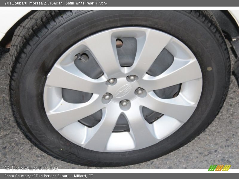 Satin White Pearl / Ivory 2011 Subaru Impreza 2.5i Sedan
