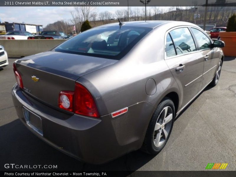 Mocha Steel Metallic / Cocoa/Cashmere 2011 Chevrolet Malibu LT
