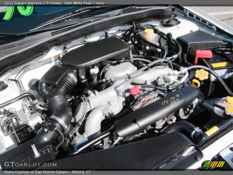 Satin White Pearl / Ivory 2011 Subaru Impreza 2.5i Sedan