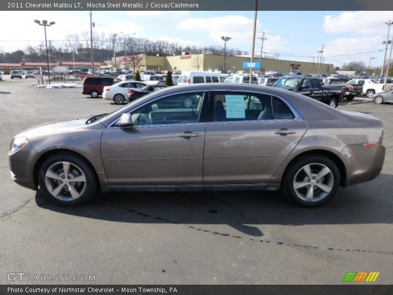 Mocha Steel Metallic / Cocoa/Cashmere 2011 Chevrolet Malibu LT