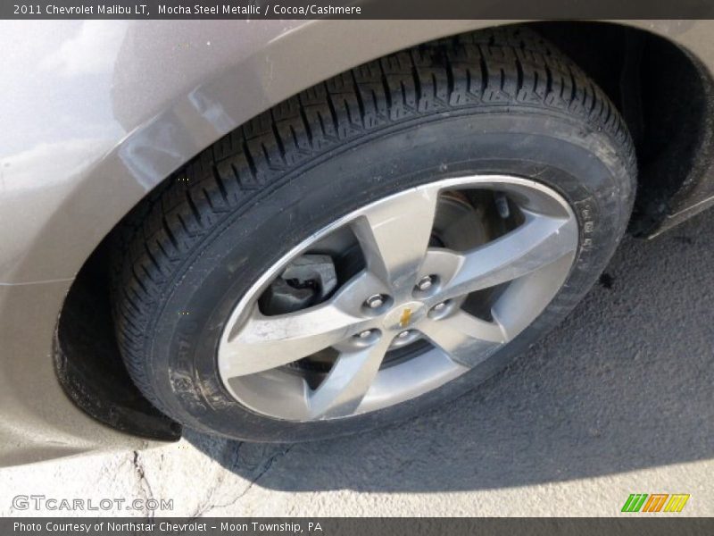 Mocha Steel Metallic / Cocoa/Cashmere 2011 Chevrolet Malibu LT