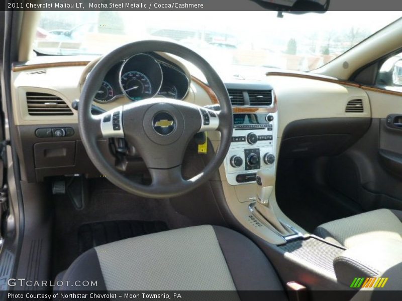 Mocha Steel Metallic / Cocoa/Cashmere 2011 Chevrolet Malibu LT