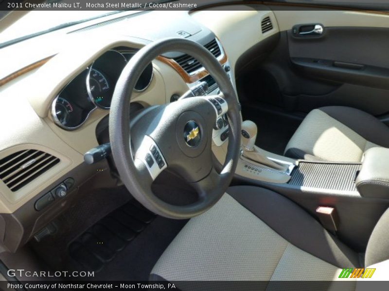 Mocha Steel Metallic / Cocoa/Cashmere 2011 Chevrolet Malibu LT