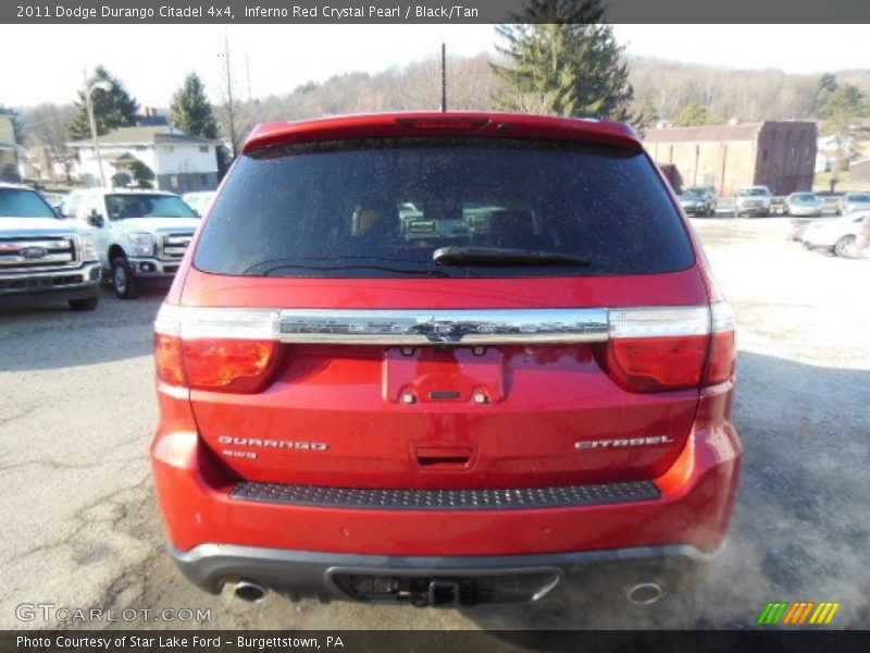 Inferno Red Crystal Pearl / Black/Tan 2011 Dodge Durango Citadel 4x4