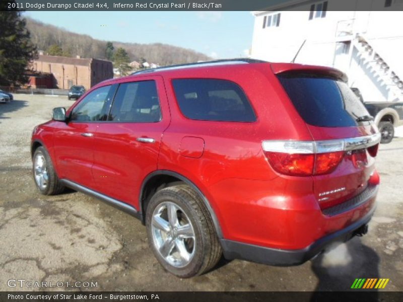 Inferno Red Crystal Pearl / Black/Tan 2011 Dodge Durango Citadel 4x4