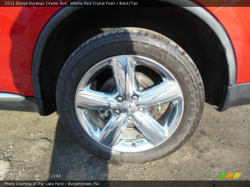 Inferno Red Crystal Pearl / Black/Tan 2011 Dodge Durango Citadel 4x4