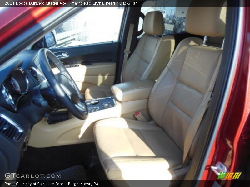 Inferno Red Crystal Pearl / Black/Tan 2011 Dodge Durango Citadel 4x4