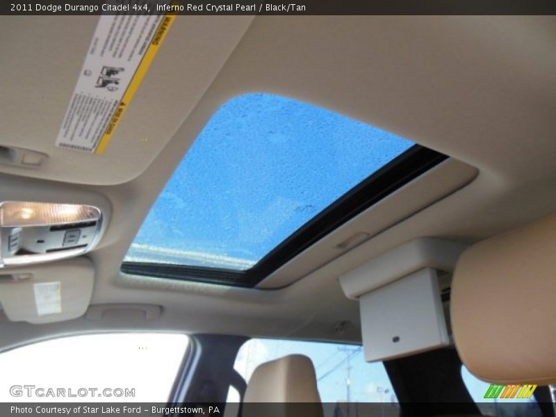 Inferno Red Crystal Pearl / Black/Tan 2011 Dodge Durango Citadel 4x4