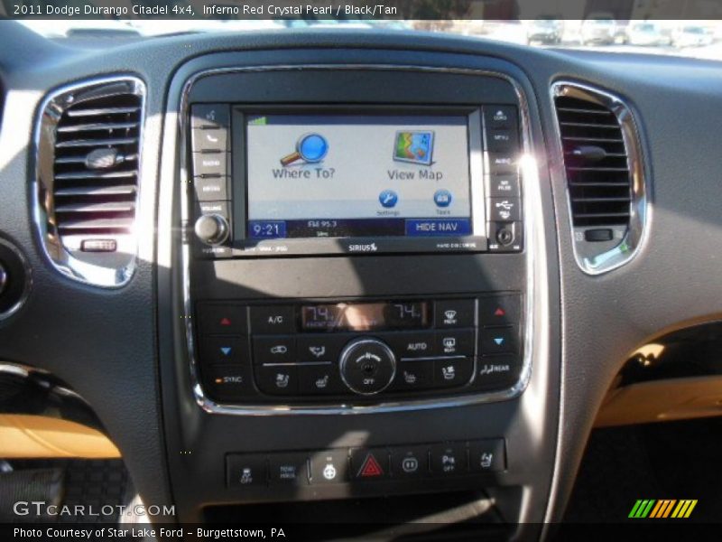 Inferno Red Crystal Pearl / Black/Tan 2011 Dodge Durango Citadel 4x4