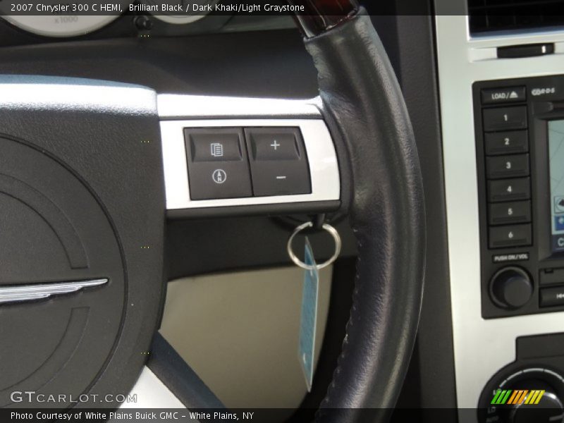 Brilliant Black / Dark Khaki/Light Graystone 2007 Chrysler 300 C HEMI