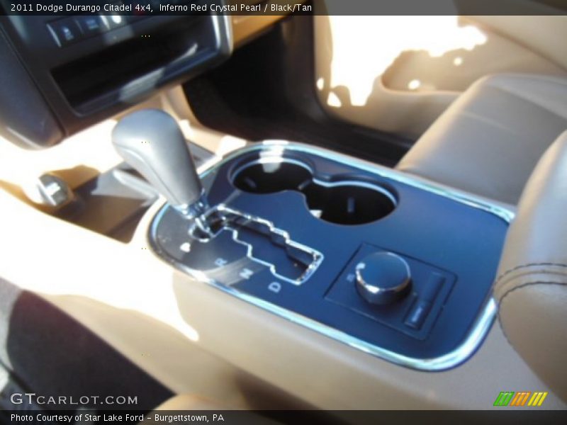 Inferno Red Crystal Pearl / Black/Tan 2011 Dodge Durango Citadel 4x4