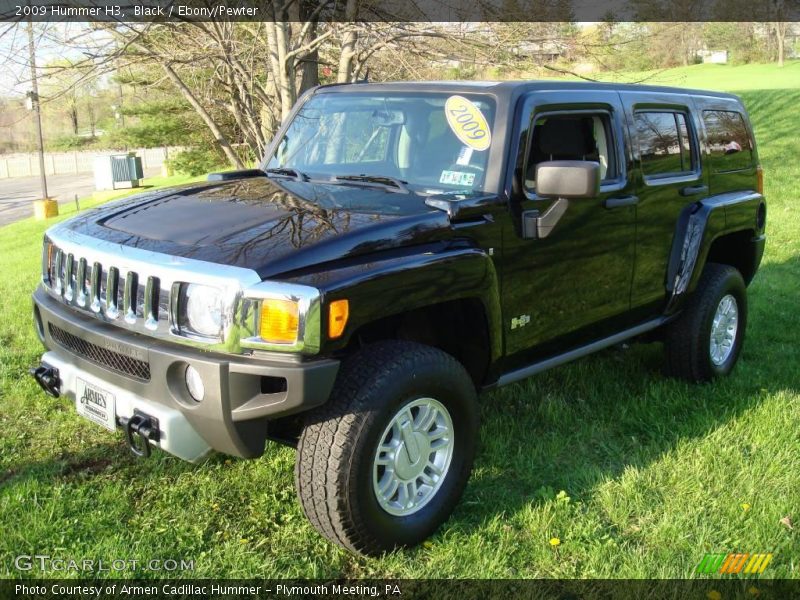 Black / Ebony/Pewter 2009 Hummer H3