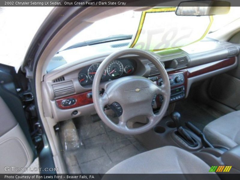 Dark Slate Gray Interior - 2002 Sebring LX Sedan 