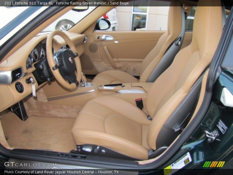 Front Seat of 2011 911 Targa 4S