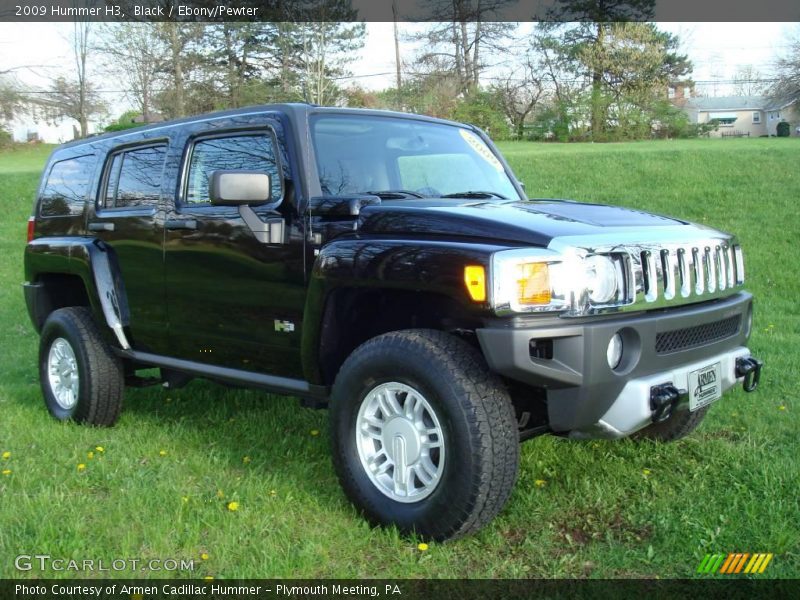 Black / Ebony/Pewter 2009 Hummer H3