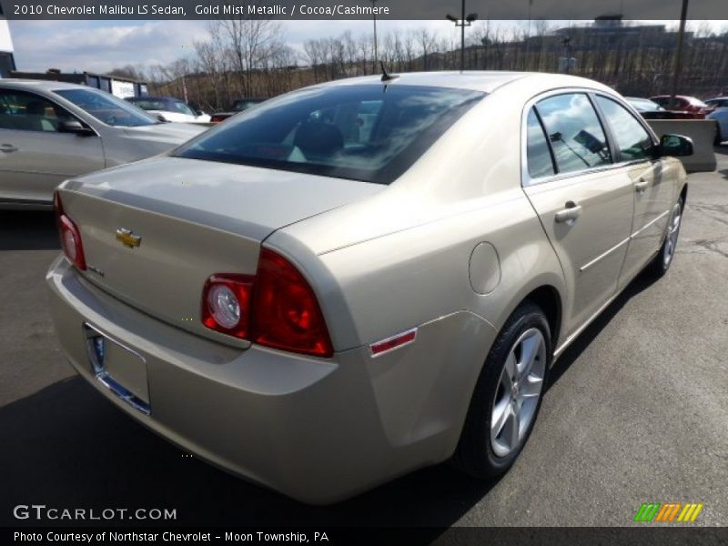 Gold Mist Metallic / Cocoa/Cashmere 2010 Chevrolet Malibu LS Sedan