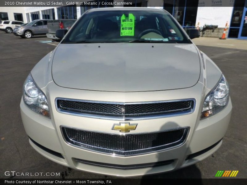 Gold Mist Metallic / Cocoa/Cashmere 2010 Chevrolet Malibu LS Sedan