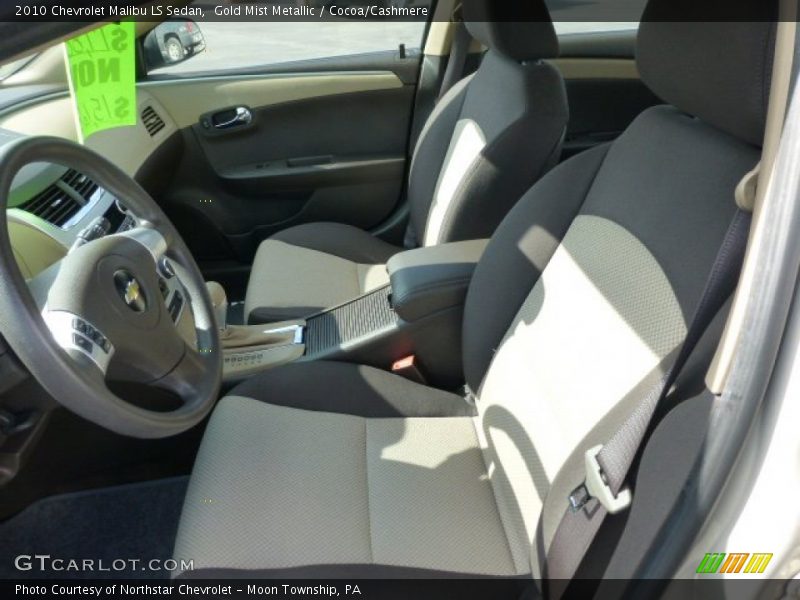 Gold Mist Metallic / Cocoa/Cashmere 2010 Chevrolet Malibu LS Sedan